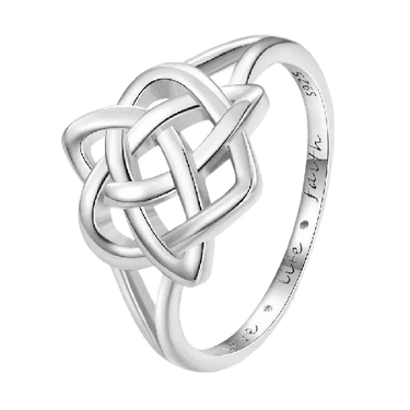 Bague Triquetra Étoile - Univers Celtique